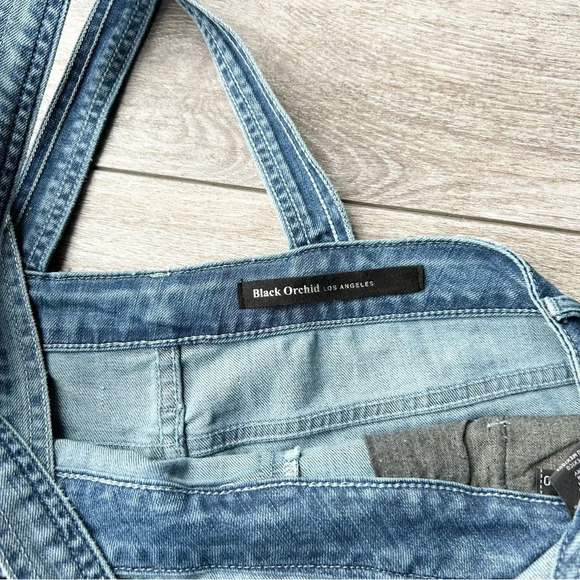 NWT Black Orchid Skinny Overall in Risky Business - Picture 10 of 16